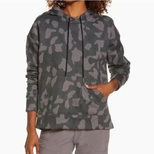 Zella Cara Everyday Camo Print Hoodie Sweatshirt Womens Size S NWT